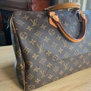 Authentic Vintage Louis Vuitton Speedy 35 Handbag
